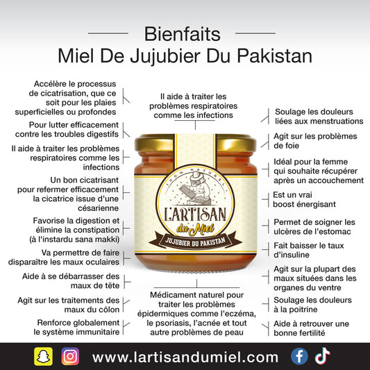 Miel Du Jujubier Du Pakistan